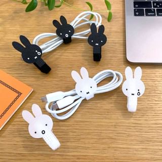 Eyeup Miffy Cable Organizer Ties (Set of 3) - White