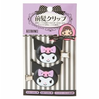 Conjunto de ganchos para el cabello Kuromi Bangs de Sanrio, 2 unidades