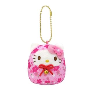 Llavero de bolsa Nakajima Corp. Sakura Daruma Hello Kitty