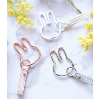 Adorno para bolsos Miffy, plata