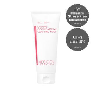 Limpieza suave con espuma micelar calmante de árbol de Cica de NEOGEN - Tamaño jumbo