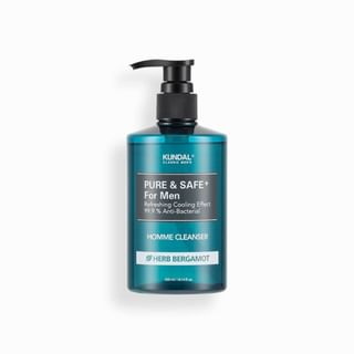 Limpiador masculino refrescante y puro Kundal 300 ml