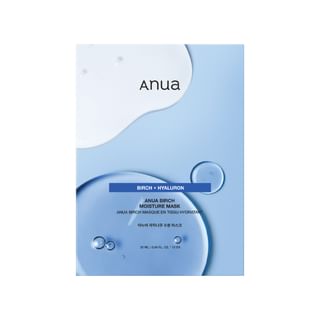 Set de mascarillas hidratantes con extracto de betula Anua