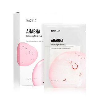 Set de mascarillas faciales equilibrantes Nacific AHA BHA