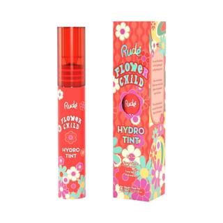 Rude Cosmetics - Hidratante Flower Child Tint Labial - Tonos Negro Dalia, 3g