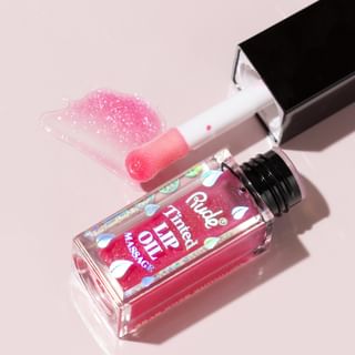 Aceite de labios Rude Cosmetics - Tratamiento hidratante y teñido para labios más voluminosos