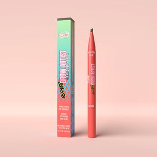 Rude Cosmetics Slanted Brow Pen & Brush, 4 Neutral Brown Shades