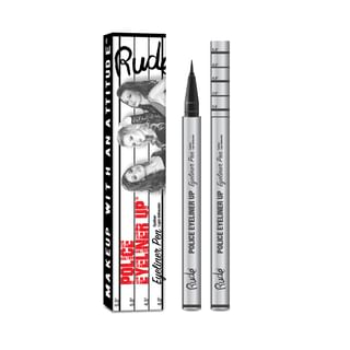 Rude Cosmetics Eyeliner Pen - Police Up, Dark Brown (0.5ml)