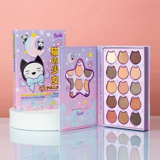 Paleta de maquillaje Rude Cosmetics Chibi Manga de 15 colores