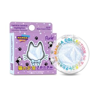 Rude Cosmetics - Colección Manga Destello - 2 Colores Las Patas de Neko-Chan - 4g