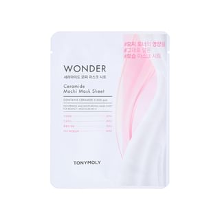 Masque en feuille de mochi Wonder Ceramide Tonymoly, 20g