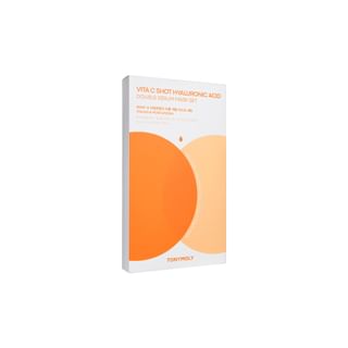 Set de mascarilla sérum doble Tonymoly - Inyección de vitamina C y ácido hialurónico (3 tipos)