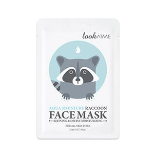 Masque hydratant visage lookATME Aqua Moisture Raccoon
