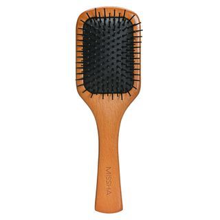 Cepillo de pelo de madera MISSHA, 1 unidad (Tamaño: Medio, Color: Natural, Capacidad: No aplicable)
