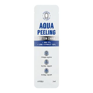 A'PIEU Mild Aqua Peeling Plastic Cotton Swab, 3ml