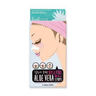 Strips pour les pores du nez lookATME à l'aloe vera (5 pièces)