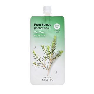Masque de sommeil en gel Pure Source MISSHA - 6 types d'arbre à thé