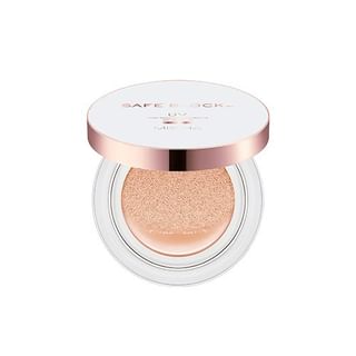 Coussin solaire MISSHA Safe Block RX Teint Rose et Unifiant - Fond de teint en coussin SPF