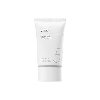 Bloc de protection solaire tout-en-un MISSHA Zero - Crème solaire minérale végane