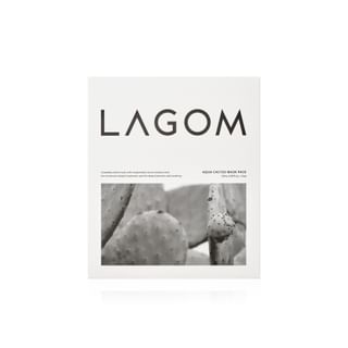 Set de mascarilla facial LAGOM Aqua Cactus - 27 ml x 5 hojas