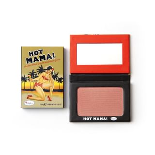 theBalm - Hot Mama ! Poudre Blush - Illuminateur, Blush et Ombre à Paupières Tout-en-un