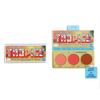 Paleta de rubor y bronceador theBalm Tropics