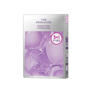 Set de mascarillas MISSHA Revolución Temporal Retinol 1000 Shot