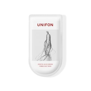 Masque en feuille fermant UNIFON au Ginseng Noir, 30 ml