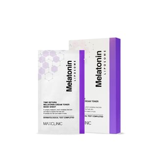 Kit de mascaras faciales hidratantes con melatonina MAXCLINIC Tiempo de retorno (27ml x 5 hojas)