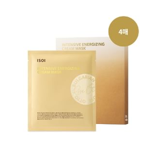 Set de mascarilla cremosa energizante ISOI 2024 (20ml x 4 unidades)