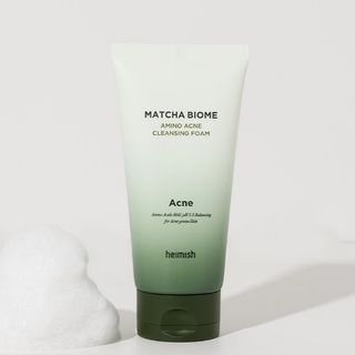 Mousse nettoyante heimish Matcha Biome Amino contre l'acné
