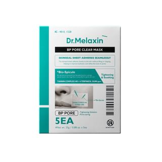 Set de mascarillas de tela Dr. Melaxin BP Clarifica Pores