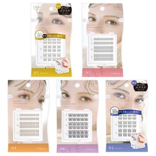 Extensión de pestañas rápida D-up - 24 uds - Nude