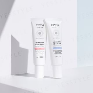Suero UV Acuático Mineral ETVOS SPF 35 PA+++ Iluminador - 30g
