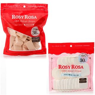 Éponge de maquillage Chantilly Rose Pâle N Diamant - 30 pièces