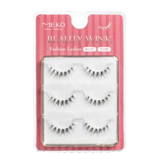 Citas de pestañas MEKO Estilo Largo I-024 (3 pares)