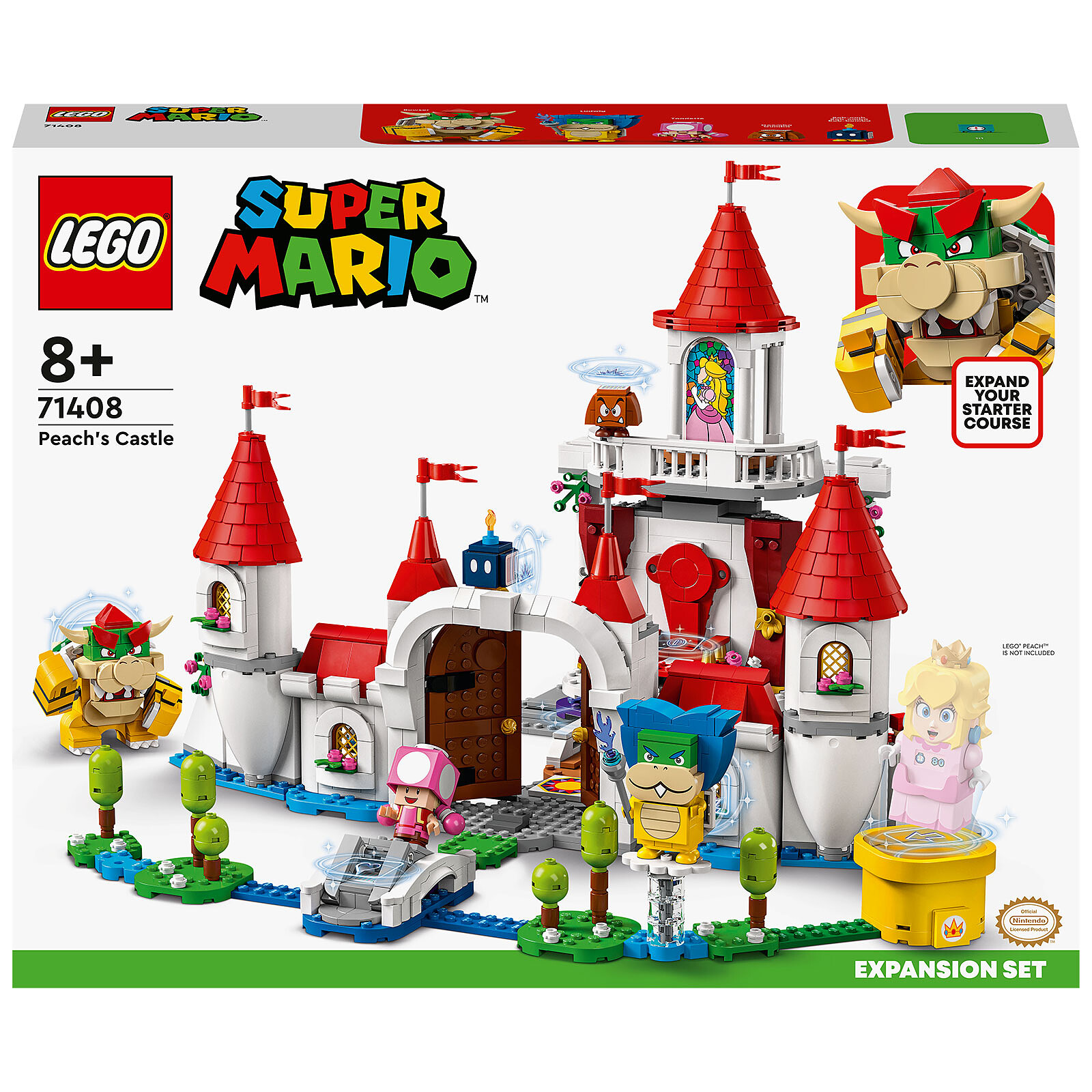 LEGO Super Mario 71408 Peach's Castle Expansion Set 