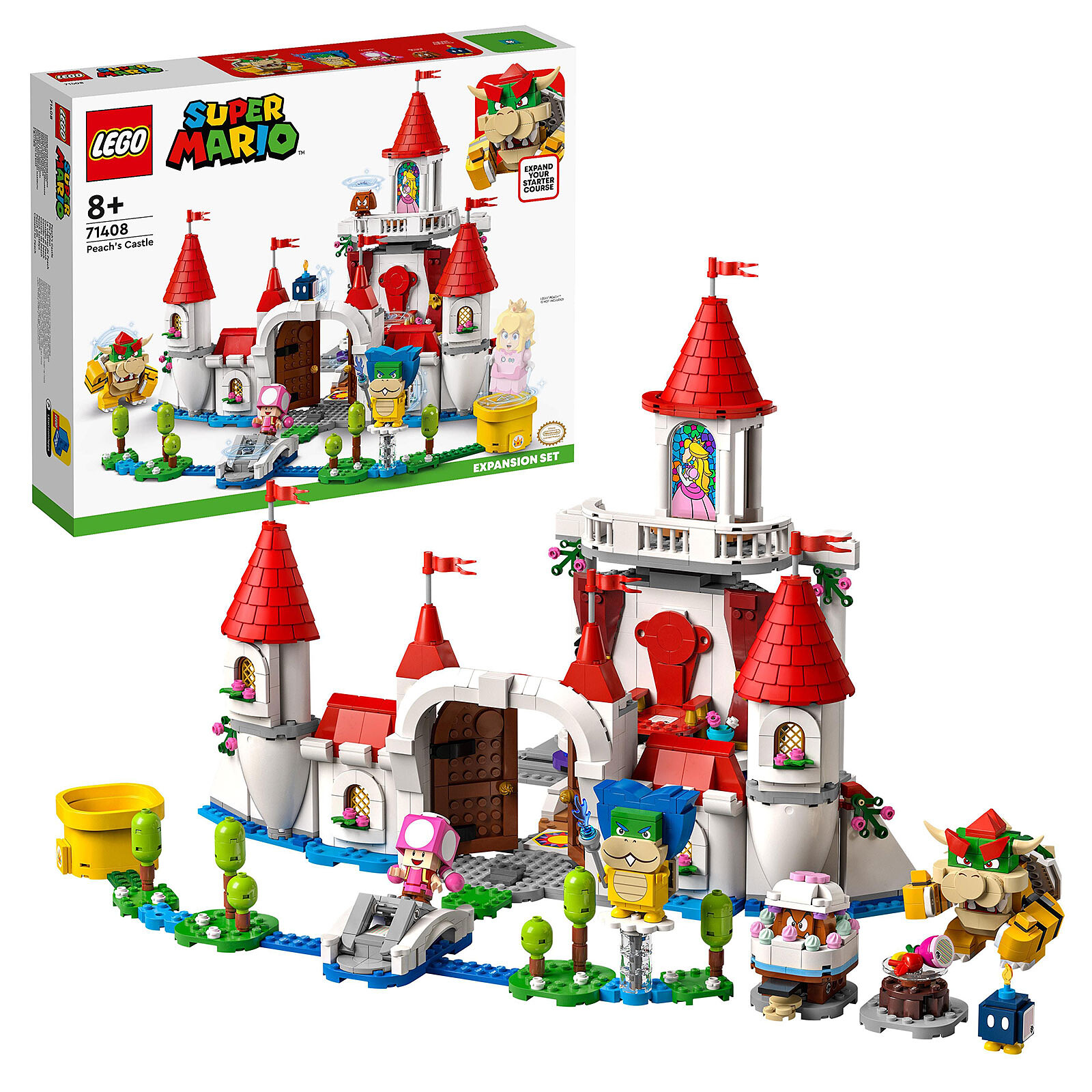 LEGO Super Mario 71408 Peach's Castle Expansion Set 