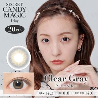 Lentes de color secreto Candy Magic - Gris, 20 uds (P-4,50)