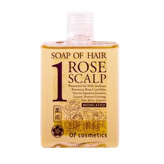 Champú para cuero cabelludo con rosa de Of Cosmetics, 60ml