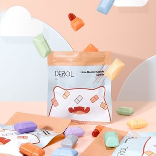 Juego de lápices labiales DEROL Little Monster - 8 unidades (1g cada uno)