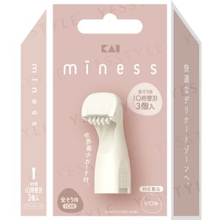 Refrito de cuchillas KAI Mineess IO, 3 unidades