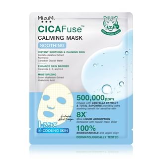 MizuMi CICAFuse Calming Mask, Soothing 1 pc