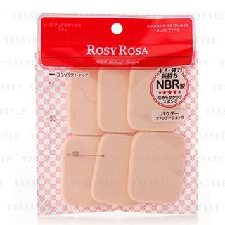 Juego de Esponja Chantilly Rosy Rosa Slim de 3 Piezas