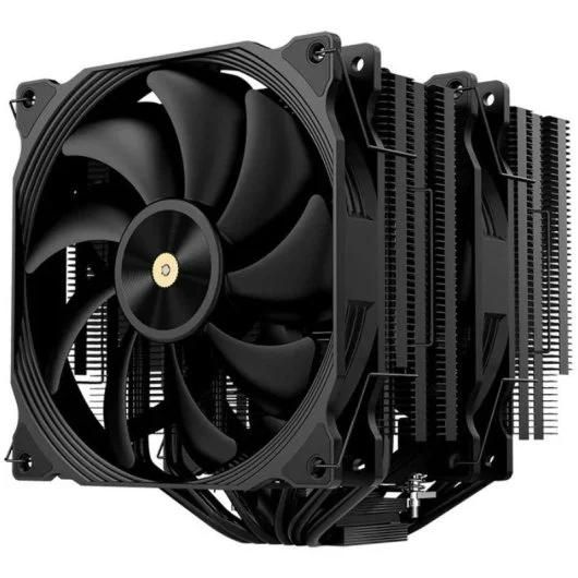 Hiditec C40 Pro CPU Cooler - Double Tower, 6 Heat Pipes, 140mm Fans, Dynamic Fluid Bearings, Black