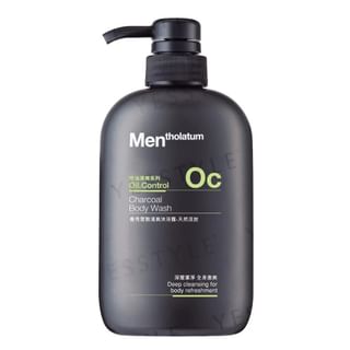 Rohto Mentholatum Men's Charcoal Body Wash, 500ml