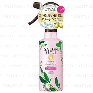 Agua capilar Kose Estilo Salón con aceite de argán y hierbas orgánicas, 250 ml