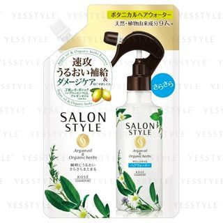 Kose Salon Style Argan Oil & Organic Herbs Hair Water, 450ml Refill