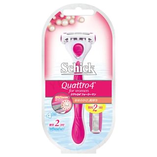 Afeitado femenino Schick Japón Quattro 4