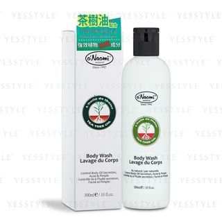 Gel de ducha con aceite de árbol de té o'Naomi 300ml